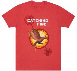 Suzanne Collins / Catching Fire Tee (Vintage Red)