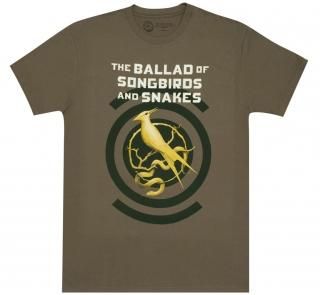 Suzanne Collins / The Ballad of Songbirds and Snakes Tee (Army Green)