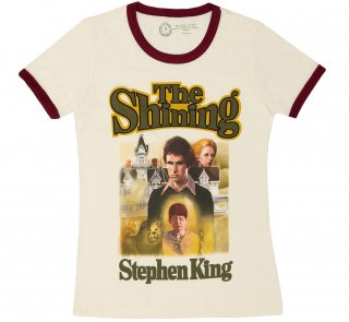 Stephen King / The Shining Womens Ringer Tee (Vintage White)