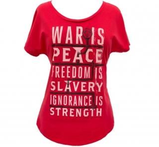 George Orwell / 1984 Womens Relaxed Fit Tee (Red)