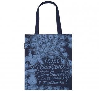 Jane Austen / Pride and Prejudice Tote Bag 2 (Navy)