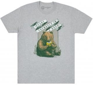 Beary Yourself in a Book Tee (Heather Grey)