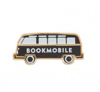 Bookmobile Enamel Pin