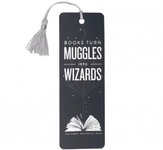 Books Turn Muggles into Wizards Bookmark