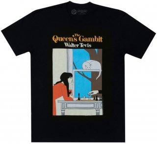 <img class='new_mark_img1' src='https://img.shop-pro.jp/img/new/icons14.gif' style='border:none;display:inline;margin:0px;padding:0px;width:auto;' />Walter Tevis / The Queen's Gambit Tee (Black)