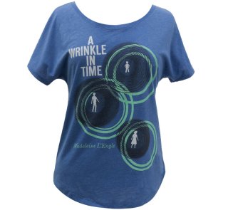 Madeleine L'Engle / A Wrinkle in Time Womens Relaxed Fit Tee (Vintage Royal Blue)