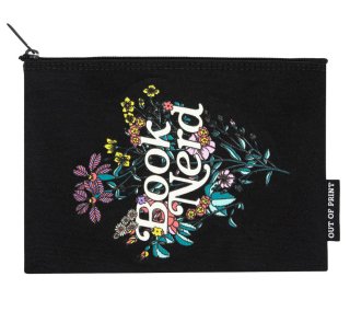 Book Nerd Floral Pouch