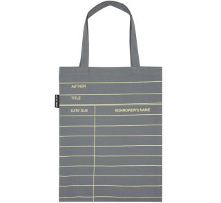 Library Card Tote Bag 5 (Gunship Grey)<img class='new_mark_img2' src='https://img.shop-pro.jp/img/new/icons57.gif' style='border:none;display:inline;margin:0px;padding:0px;width:auto;' />