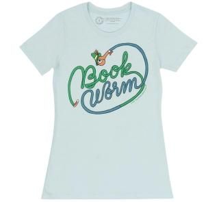 Richard Scarry / Bookworm Womens Tee (Light Blue)