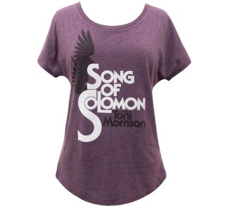 Toni Morrison / Song of Solomon Womens Relaxed Fit Tee (Vintage Purple)