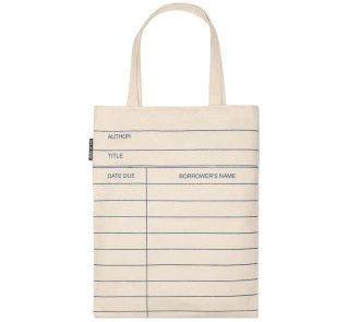 Library Card Tote Bag 6 (Natural)<img class='new_mark_img2' src='https://img.shop-pro.jp/img/new/icons57.gif' style='border:none;display:inline;margin:0px;padding:0px;width:auto;' />