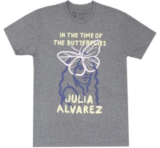 <img class='new_mark_img1' src='https://img.shop-pro.jp/img/new/icons14.gif' style='border:none;display:inline;margin:0px;padding:0px;width:auto;' />Julia Alvarez / In the Time of the Butterflies Tee 2 (Heather Grey)