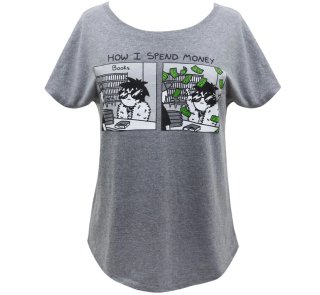 Sarah Andersen / Sarah's Scribbles Womens Relaxed Fit Tee (Heather Grey)