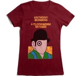 Anthony Burgess / A Clockwork Orange Womens Tee 8 (Red)