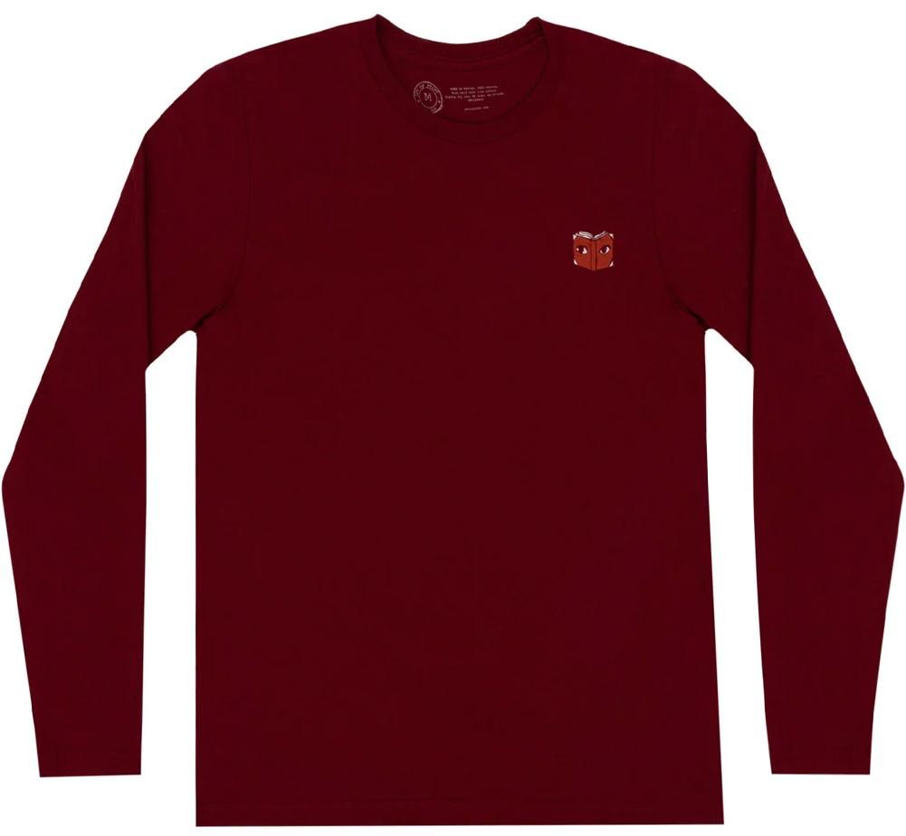 [Out of Print] Read Banned Books Long Sleeved Tee (Red) - [アウト・オブ・プリント] オリジナルデザイン 発禁本 Tシャツ Out of Print] Read Banned Books Long Sleeved Tee (Red)