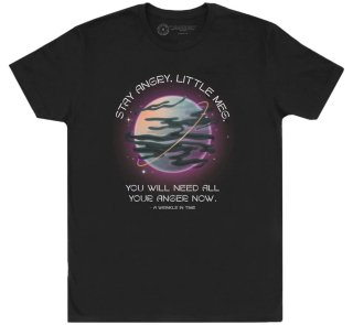 Madeleine L'Engle / A Wrinkle in Time Tee 2 (Black)