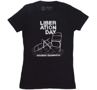 <img class='new_mark_img1' src='https://img.shop-pro.jp/img/new/icons14.gif' style='border:none;display:inline;margin:0px;padding:0px;width:auto;' />George Saunders / Liberation Day Womens Tee (Black)