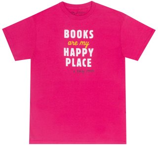 <img class='new_mark_img1' src='https://img.shop-pro.jp/img/new/icons14.gif' style='border:none;display:inline;margin:0px;padding:0px;width:auto;' />Emily Henry / Books Are My Happy Place Tee (Hot Pink)