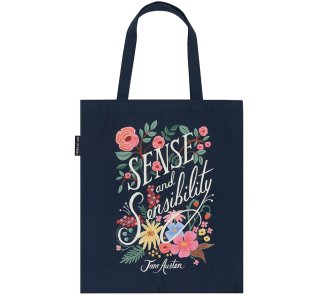 <img class='new_mark_img1' src='https://img.shop-pro.jp/img/new/icons14.gif' style='border:none;display:inline;margin:0px;padding:0px;width:auto;' />Jane Austen / Sense and Sensibility Tote Bag [Puffin in Bloom]