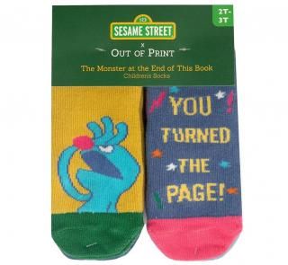 <img class='new_mark_img1' src='https://img.shop-pro.jp/img/new/icons14.gif' style='border:none;display:inline;margin:0px;padding:0px;width:auto;' />Sesame Street / The Monster at the End of This Book Children's Socks (4-Pack)
