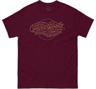 <img class='new_mark_img1' src='https://img.shop-pro.jp/img/new/icons14.gif' style='border:none;display:inline;margin:0px;padding:0px;width:auto;' />Ray Bradbury / You Don't Have to Burn Books Tee (Maroon)