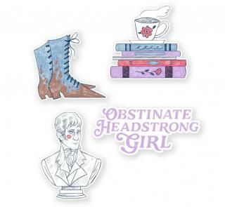 <img class='new_mark_img1' src='https://img.shop-pro.jp/img/new/icons14.gif' style='border:none;display:inline;margin:0px;padding:0px;width:auto;' />Jane Austen / Pride and Prejudice Stickers