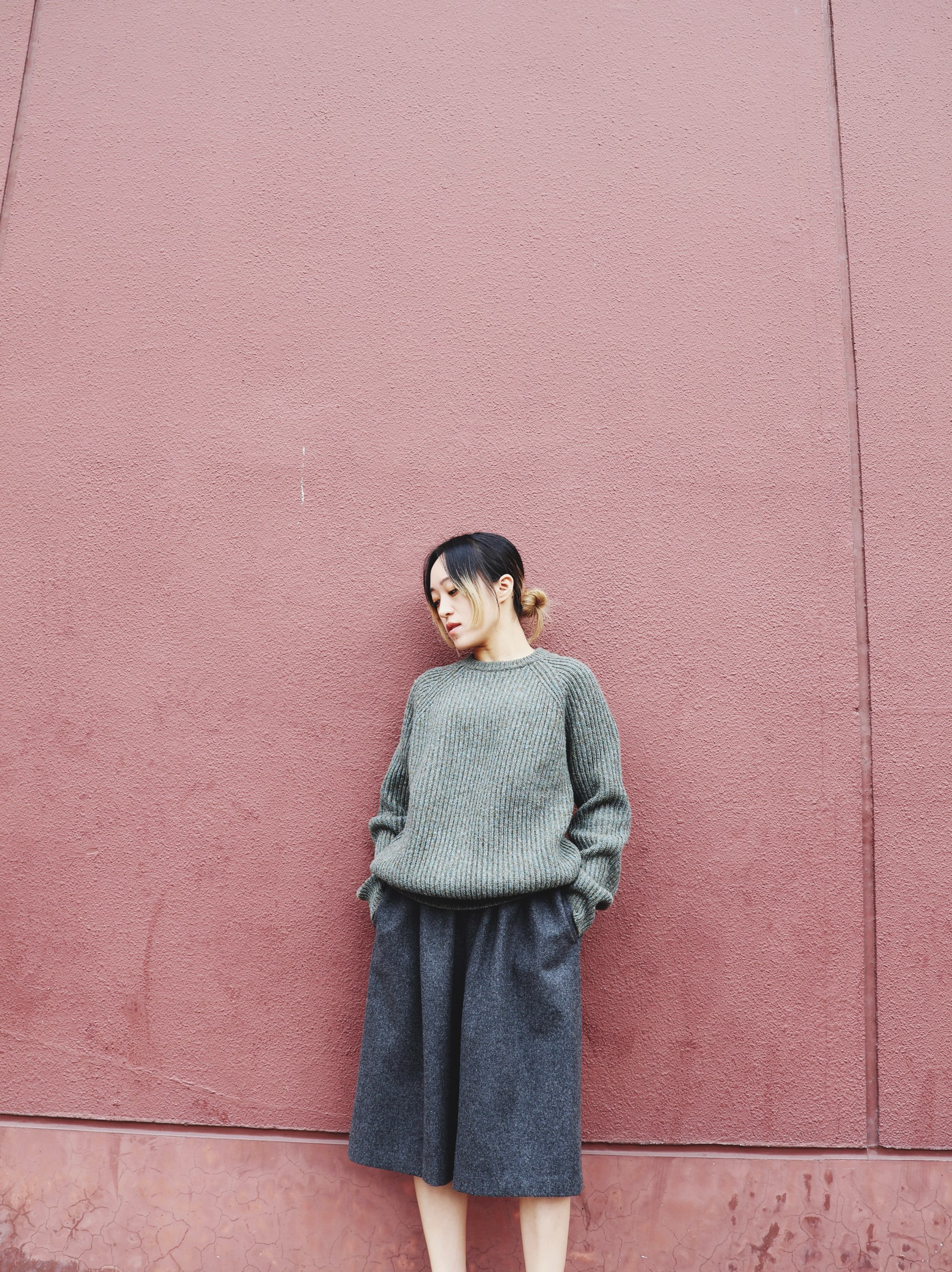 Cristaseya:CAMEL RIBBED RAGLAN SWEATER - ORANN ONLINE SHOP Cristaseya:CAMEL RIBBED RAGLAN SWEATER - ORANN ONLINE SHOP