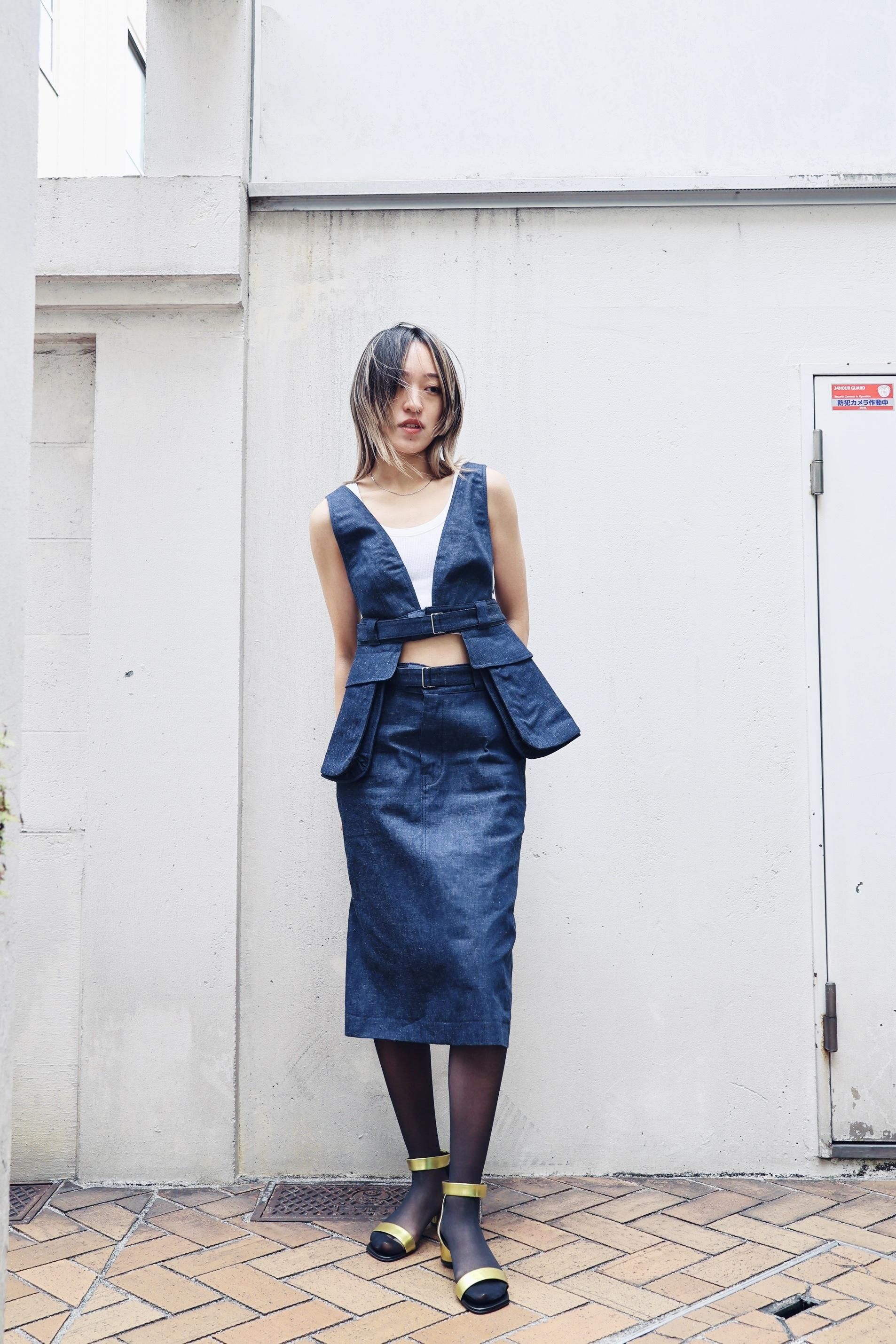 スカート FUMIKA UCHIDA FUMIKA UCHIDA： NYLON WAIST POCKET MINI SKIRT - RED - ORANN