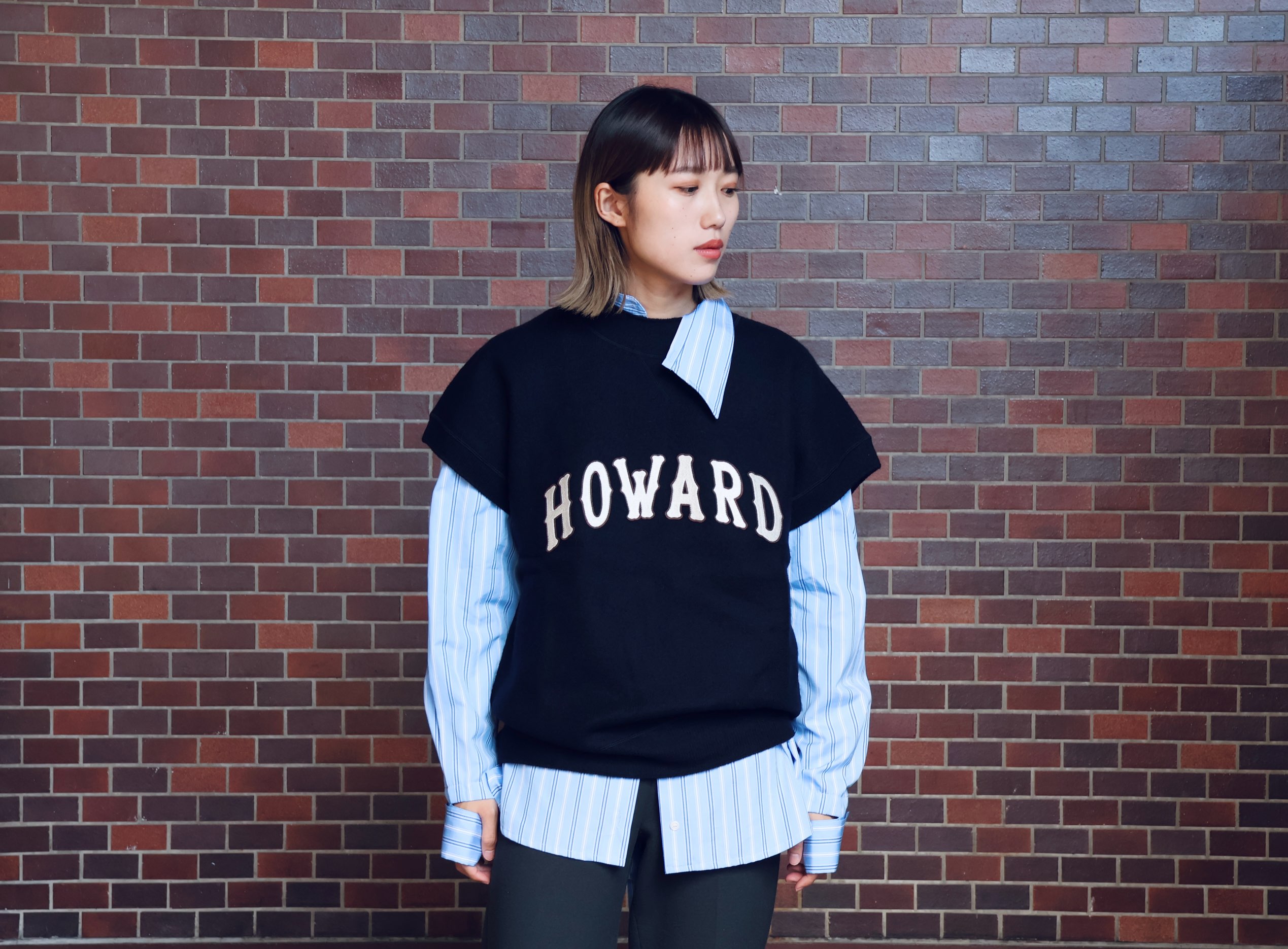 WALES BONNER:HOWERD KNIT VEST - NAVY - ORANN ONLINE SHOP WALES BONNER:HOWERD KNIT VEST - NAVY - ORANN ONLINE SHOP