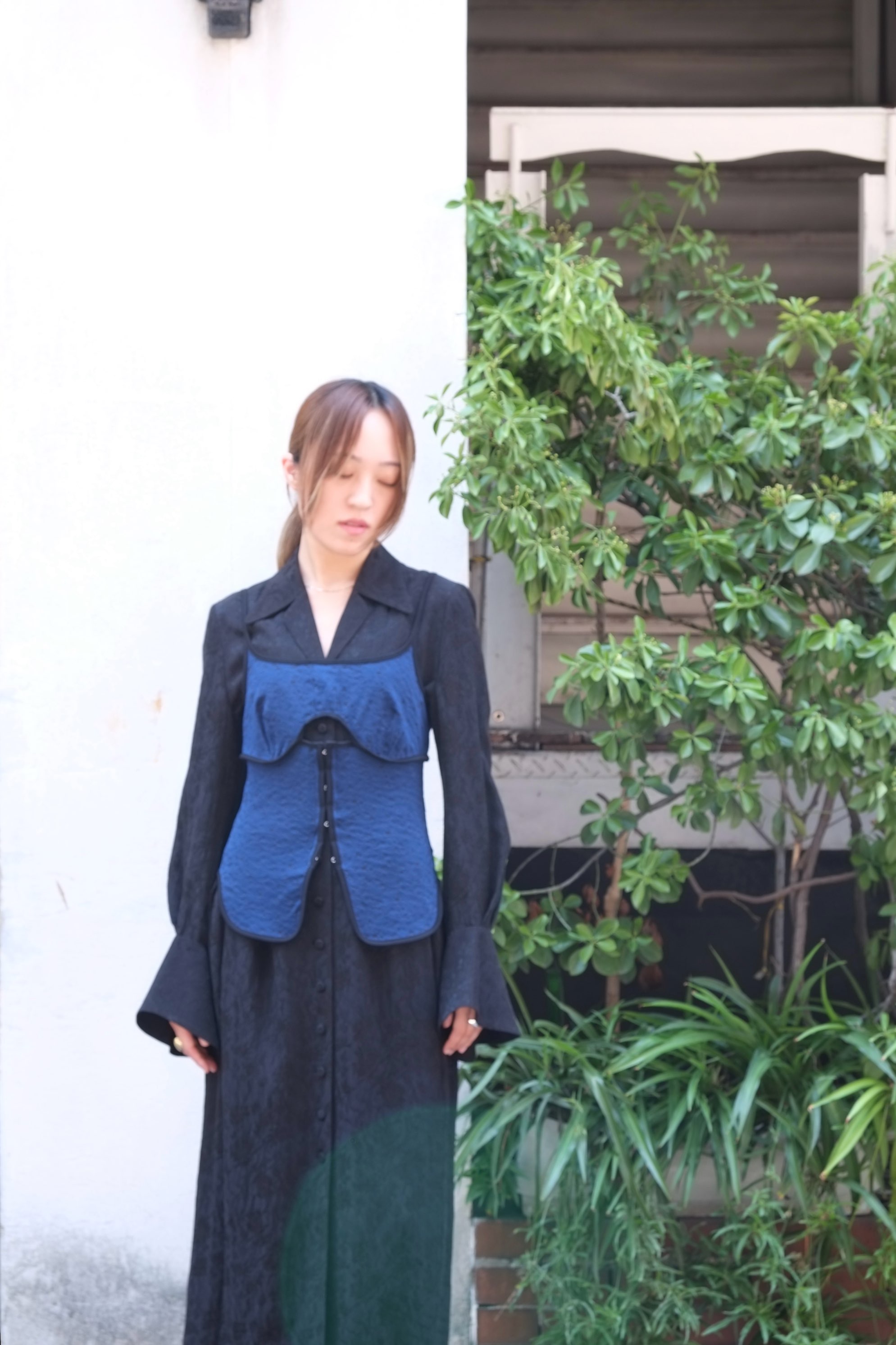 トップス anonnmama ENIM BY VICKY】シアーフラワーコード刺繍トップス≪手洗い可能