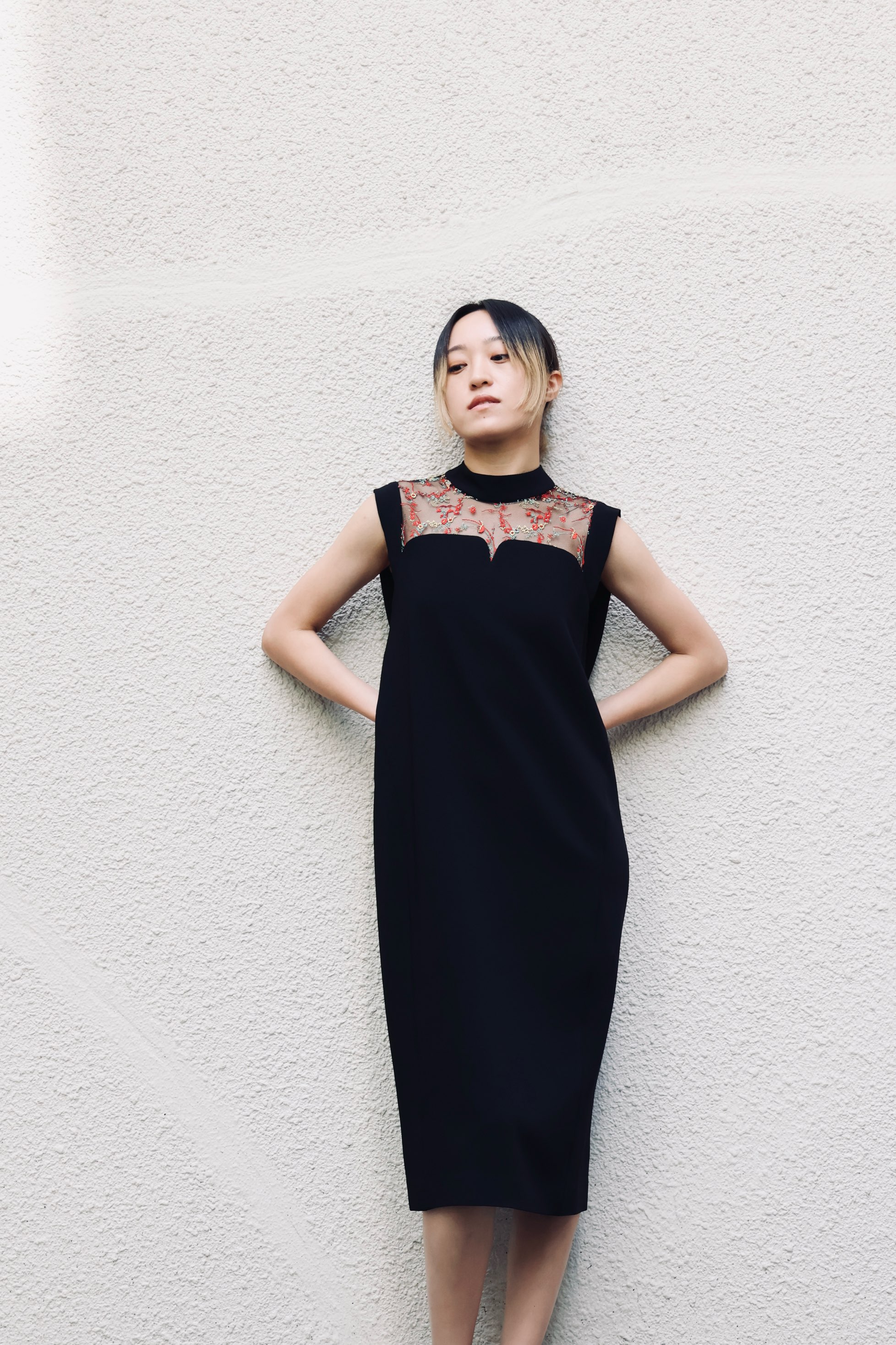 Mame Kurogouchi:Acetate Polyester Floral Lace-Collar Mame Kurogouchi:Acetate Polyester Floral Lace-Collar