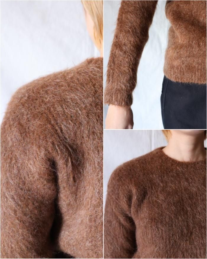 Cristaseya:MOHAIR SWEATER - VICUNA - ORANN ONLINE SHOP Cristaseya:MOHAIR SWEATER - VICUNA - ORANN ONLINE SHOP