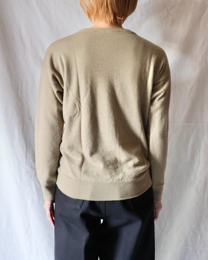 CRISTASEYA OVERSIZED CASHMERE SWEATER WITH DRAPED COLLAR in