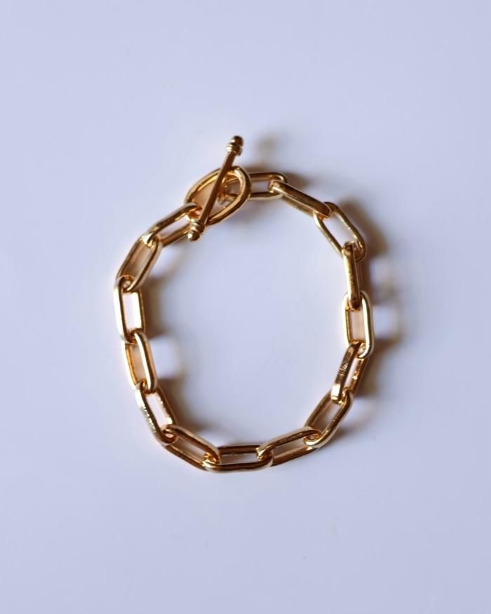 R.ALAGAN ララガンCLASSIC CHAIN BRACELET GOLD - greatriverarts.com