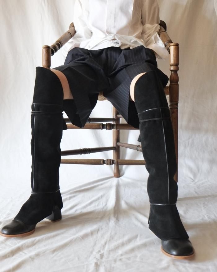 一回使用 美品 KATIM カチム ブーツ 靴 DERBY 黒 37 - メルカリ