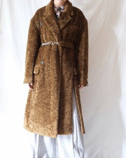 rokhOVERSIZED COAT - BROWN