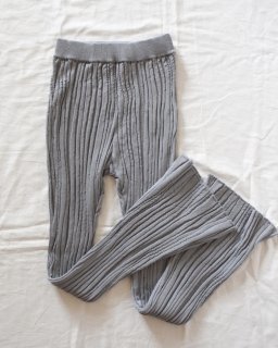 Mame KurogouchiWinding Ribbed Knitted Trousres - GREY