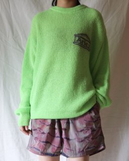 AriesWaffle Knit Jumper - GREEN