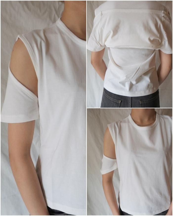 FUMIKA UCHIDA: SEPARATE CHIBI SHORT SLEEVE T-SHIRT - WHITE