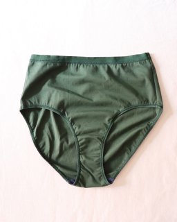 OVERNEATHSMOOTH HIGH WASTED BRIEF - GREEN