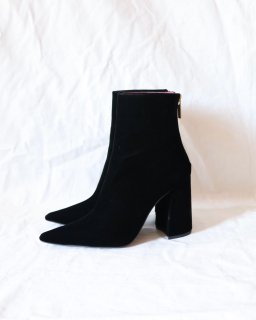 Mame KurogouchiVelvet Pointed Toe Boots  - BLACK