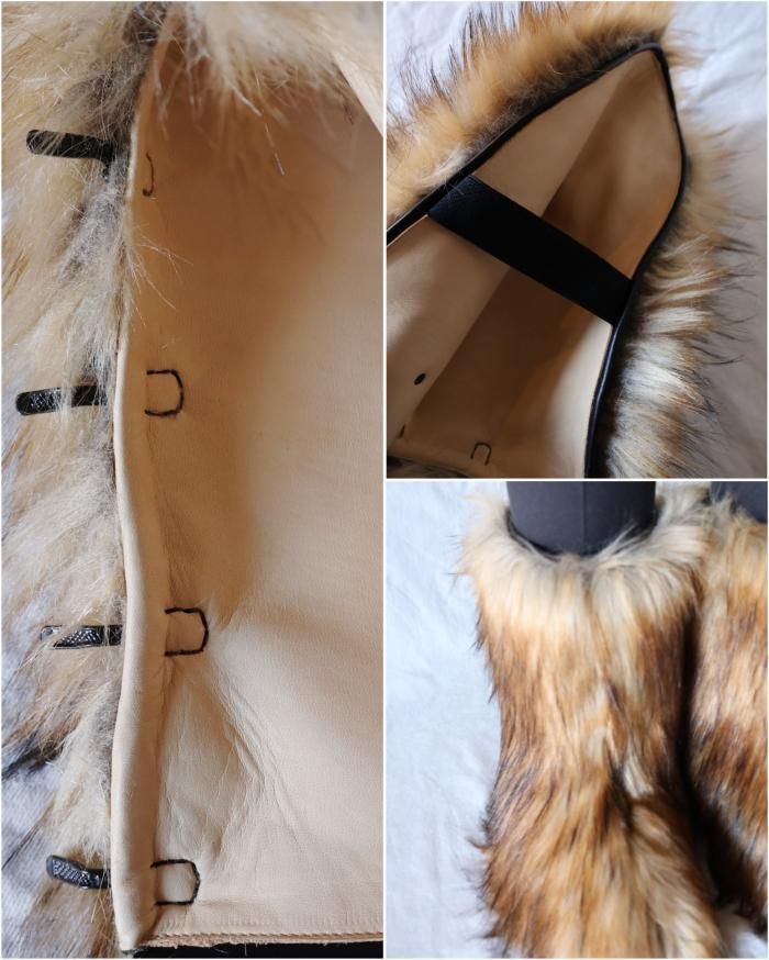 FUMIKA UCHIDA: FAUX FUR BOOTS COVER - COYOTE - ORANN ONLINE FUMIKA UCHIDA: FAUX FUR BOOTS COVER - COYOTE - ORANN ONLINE