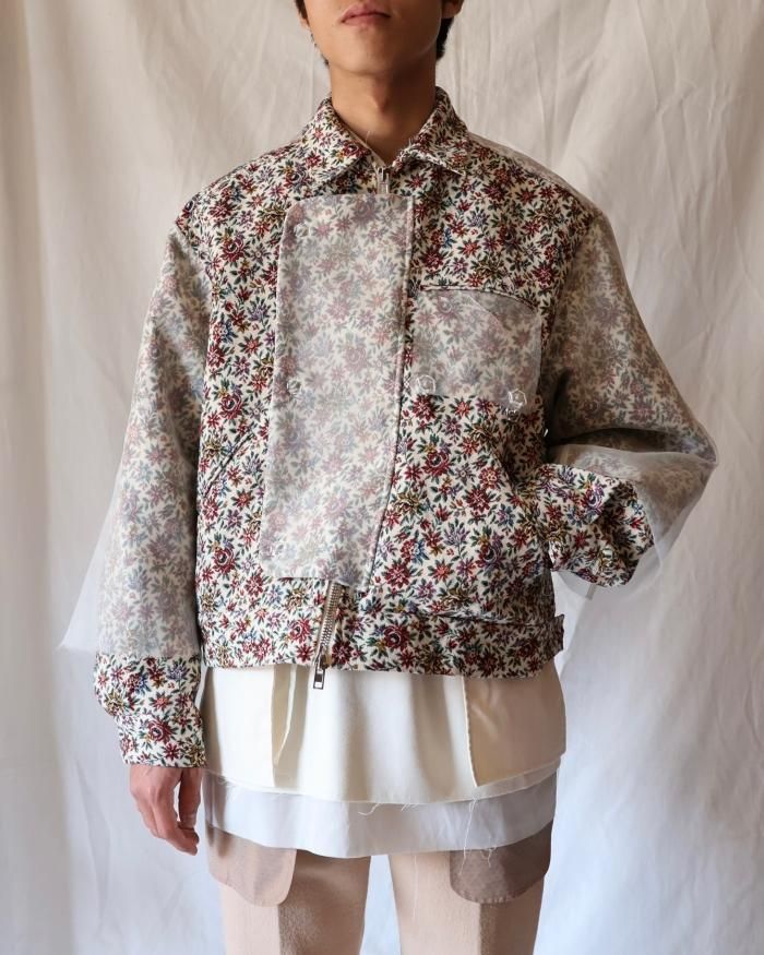 Midorikawa: FLOWER JACKET - WHITE - ORANN 通販サイト Midorikawa: FLOWER JACKET - WHITE - ORANN 通販サイト