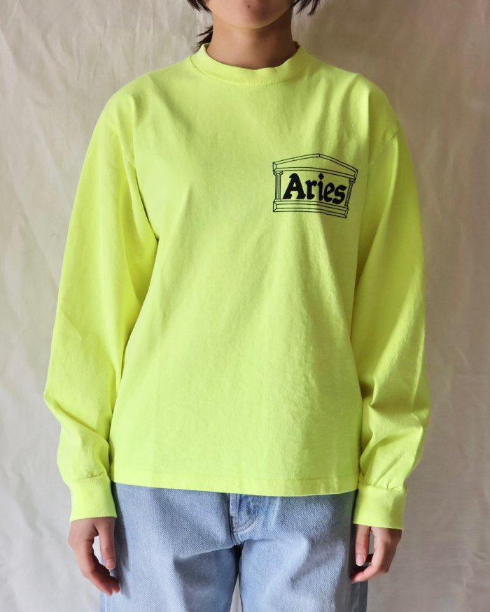 Aries：Temple LS Tee - SAFTEY YELLOW - ORANN 通販サイト