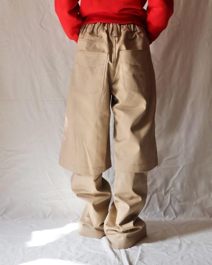 Meryll Rogge：DOUBLE PANTS - SAND - ORANN 通販サイト