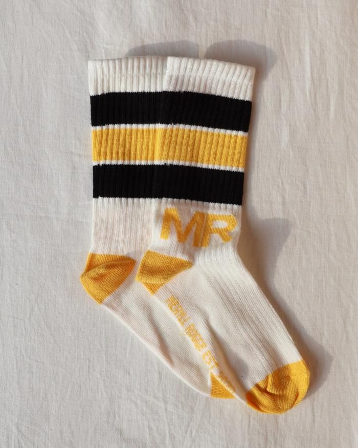 Meryll Rogge メリルロッゲ ソックス Meryll Rogge:SHORT LOGO STRIPED SOCKS - ORANN ONLINE SHOP
