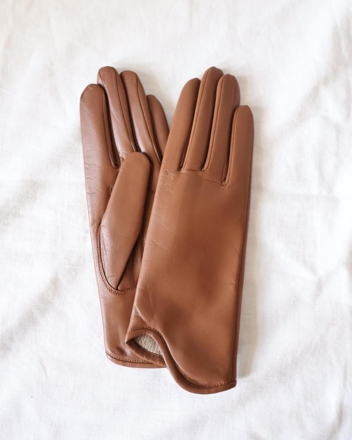 Mame Kurogouchi:Leather Dress Gloves - BROWN - ORANN 通販サイト Mame Kurogouchi:Leather Dress Gloves - BROWN - ORANN 通販サイト