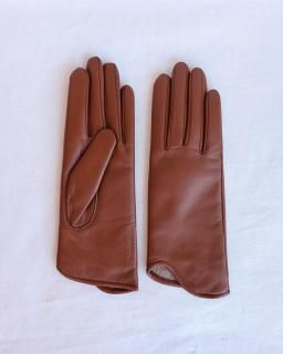 Mame KurogouchiLeather Dress Gloves - BROWN