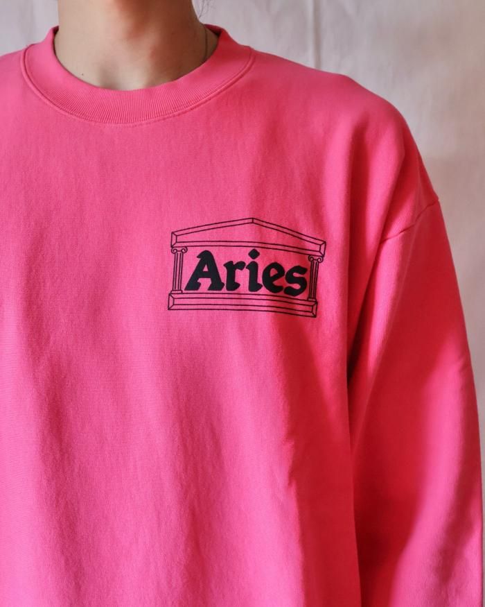 Aries：Premium Temple Sweatshirt - PINK - ORANN ONLINE SHOP