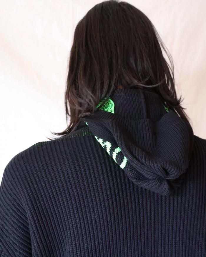 Aries：Balaclava Jumper - BLACK - ORANN ONLINE SHOP